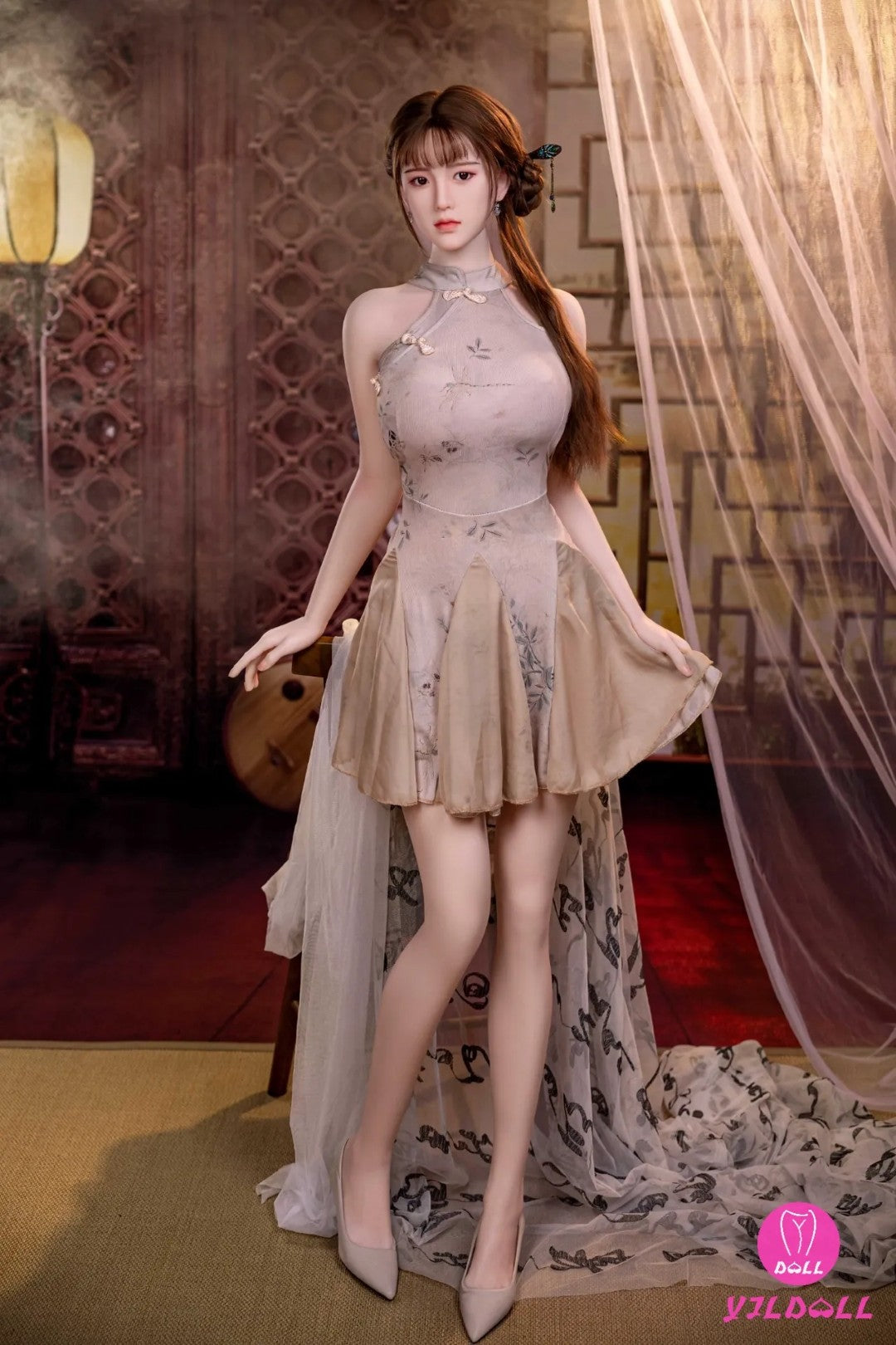 Emmy poupée sexuelle (YJL Doll 165cm D-Cup # 396 TPE + Silicone)