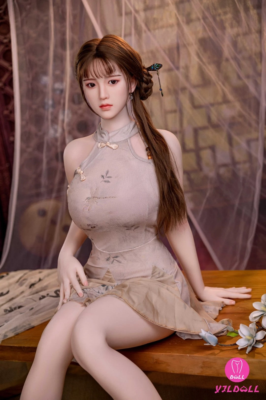 Emmy poupée sexuelle (YJL Doll 165cm D-Cup # 396 TPE + Silicone)