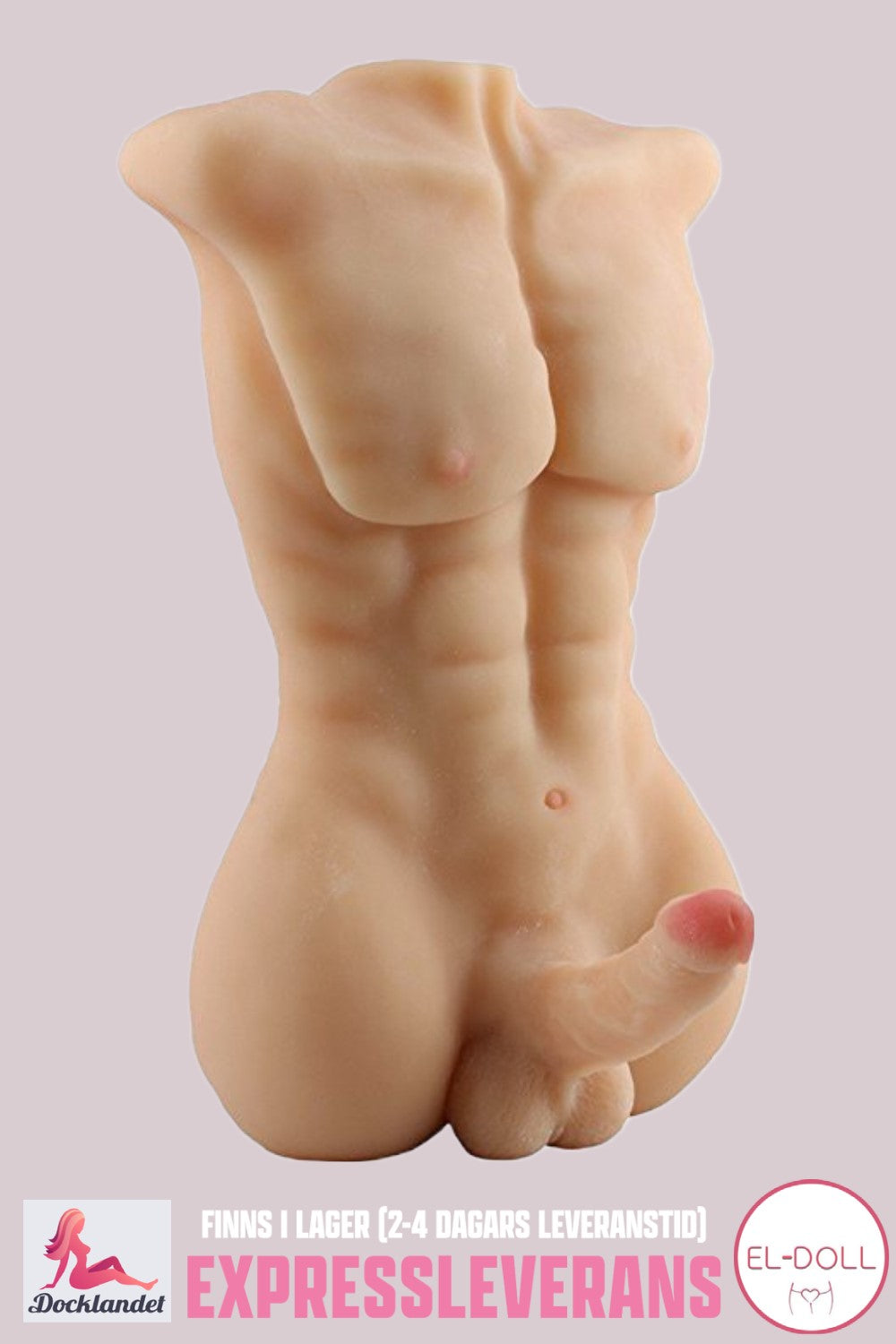 Torse mâle (EL-Doll 55 cm TPE) EXPRESS