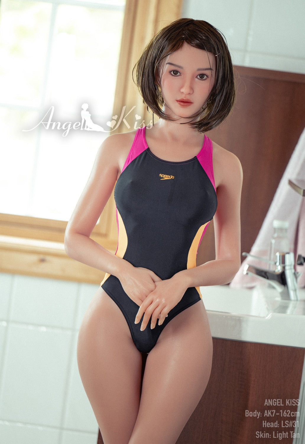 Léna poupée sexuelle (AK-Doll 162 cm C-Cup LS#31 Silicone)
