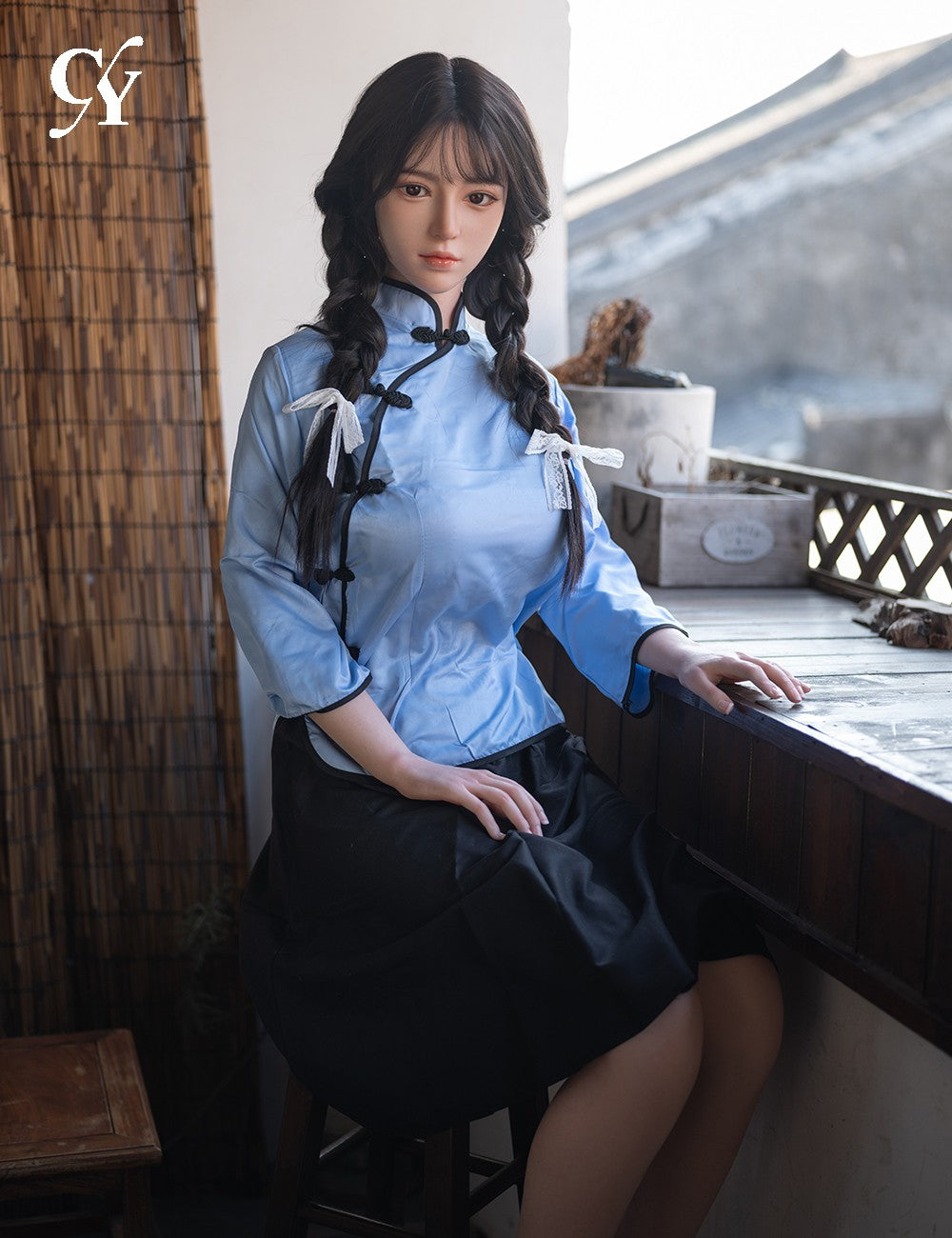 Blême poupée sexuelle (TOP CYDOLL 167 cm bonnet D TPE+Silicone)