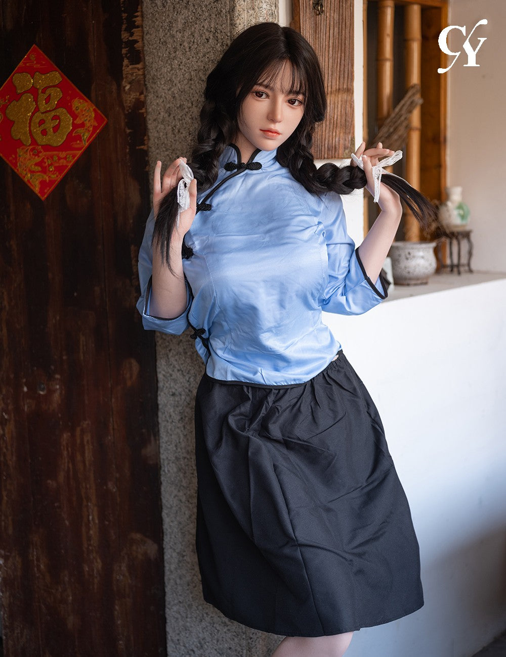 Blême poupée sexuelle (TOP CYDOLL 167 cm bonnet D TPE+Silicone)