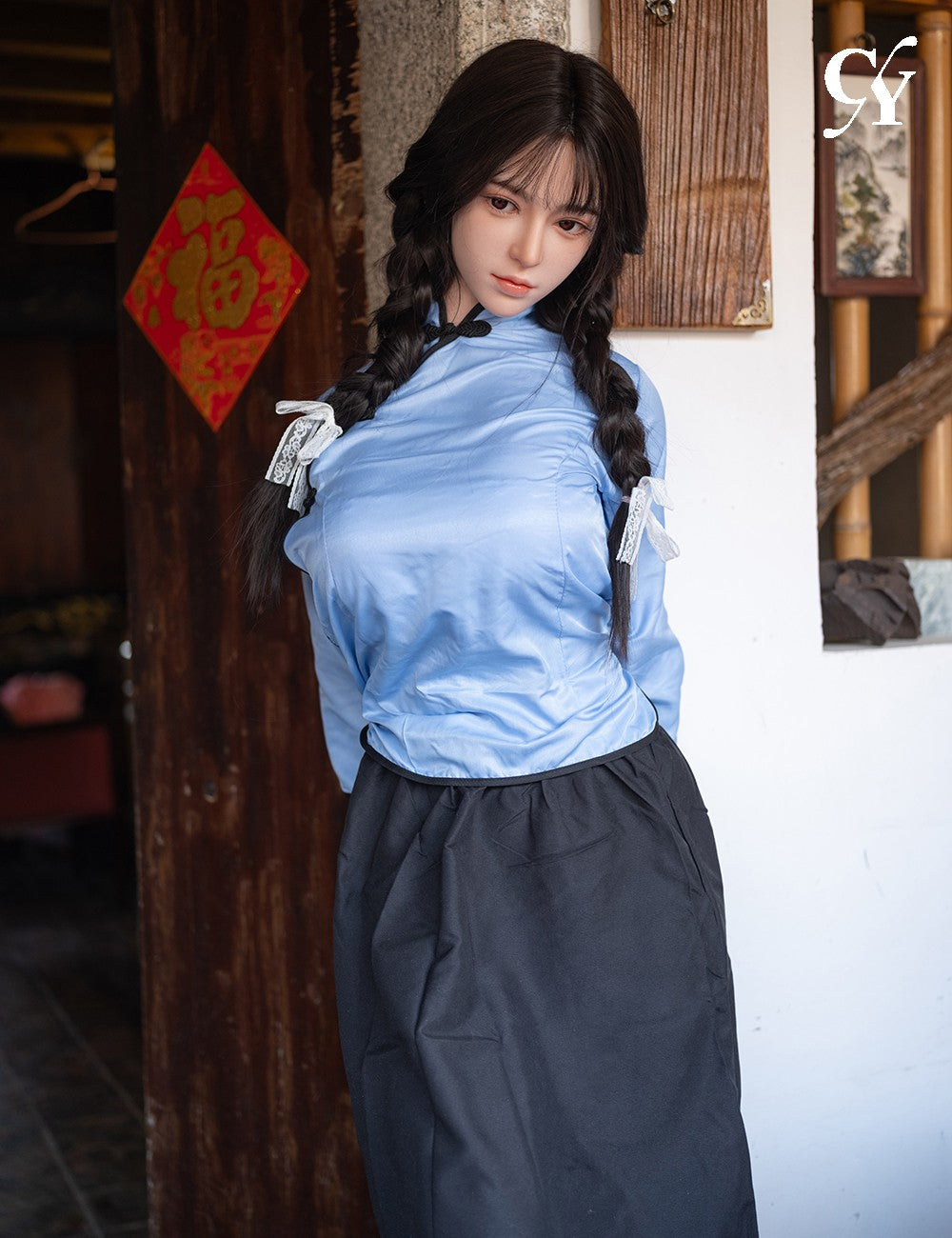 Blême poupée sexuelle (TOP CYDOLL 167 cm bonnet D TPE+Silicone)