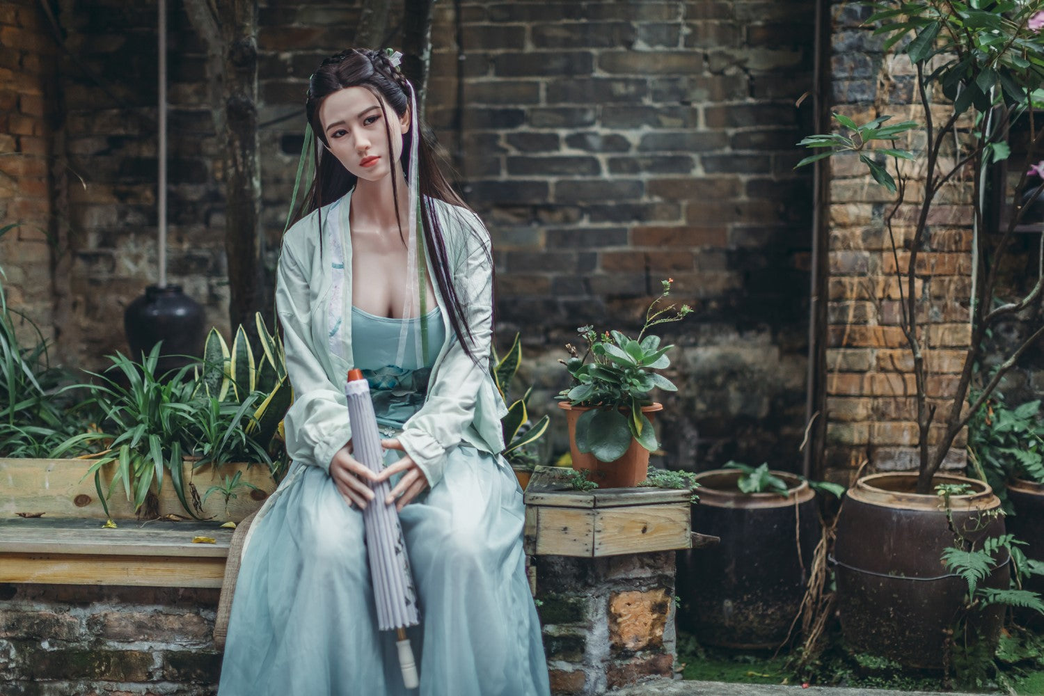 Yuyan poupée sexuelle (Starpery 163 cm bonnet G TPE+Silicone)