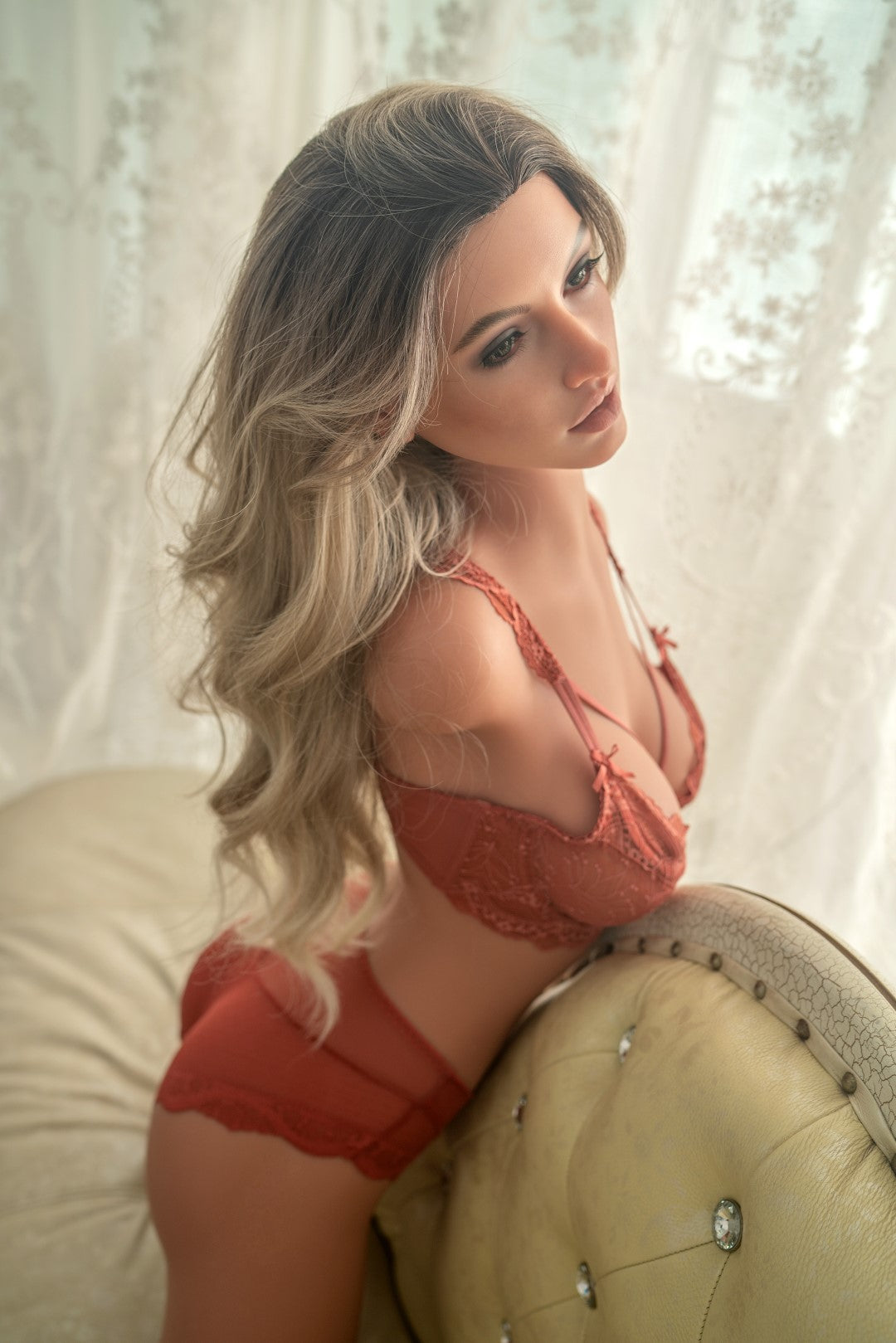 Torse de Gabriella poupée sexuelle (Zelex 117 cm (E-Kupa ZXE216-1 SLE Silicone)