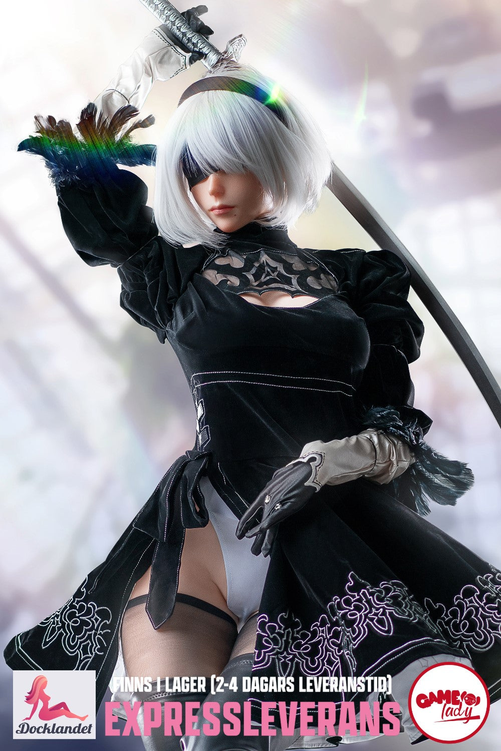 Yorha 2b poupée sexuelle (Game Lady 171cm E-Cup n ° 18 silicone) EXPRESS
