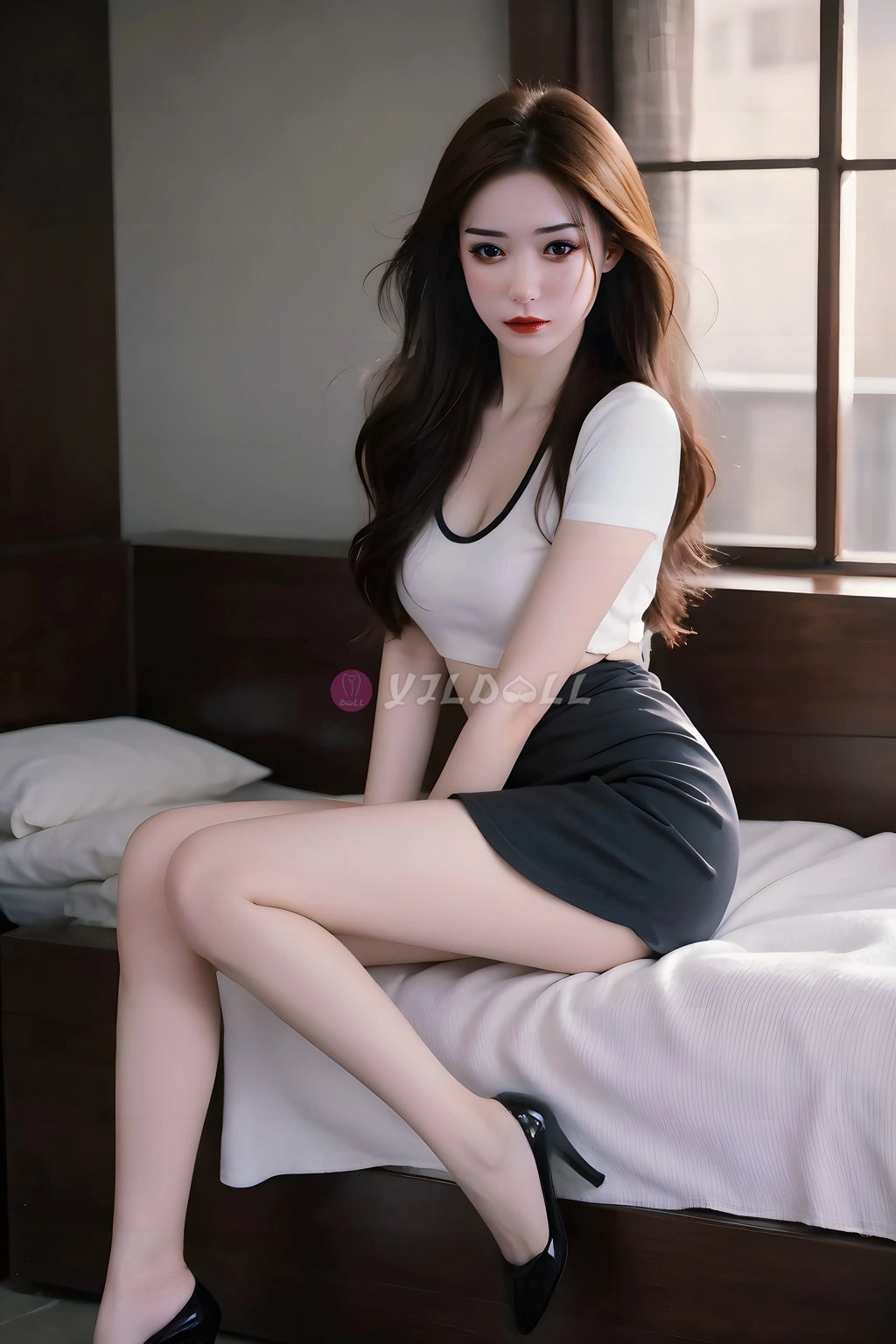 Wei Ling poupée sexuelle (YJL Doll 155 cm C-Cup # 879 Silicone)