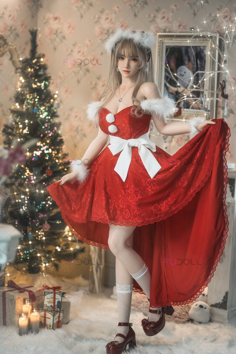 Mademoiselle Père Noël poupée sexuelle (FUDoll 165 cm Bonnet F #J032-1 Silicone)