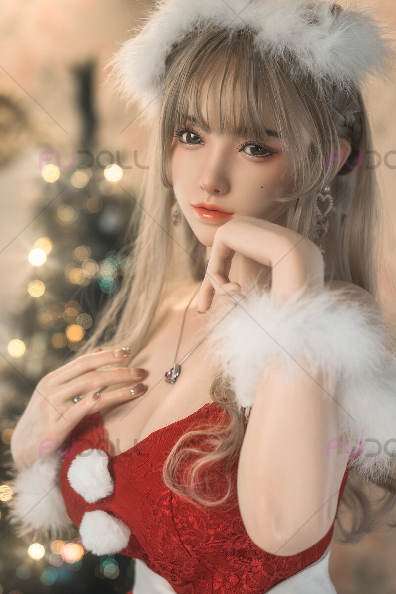 Mademoiselle Père Noël poupée sexuelle (FUDoll 165 cm Bonnet F #J032-1 Silicone)