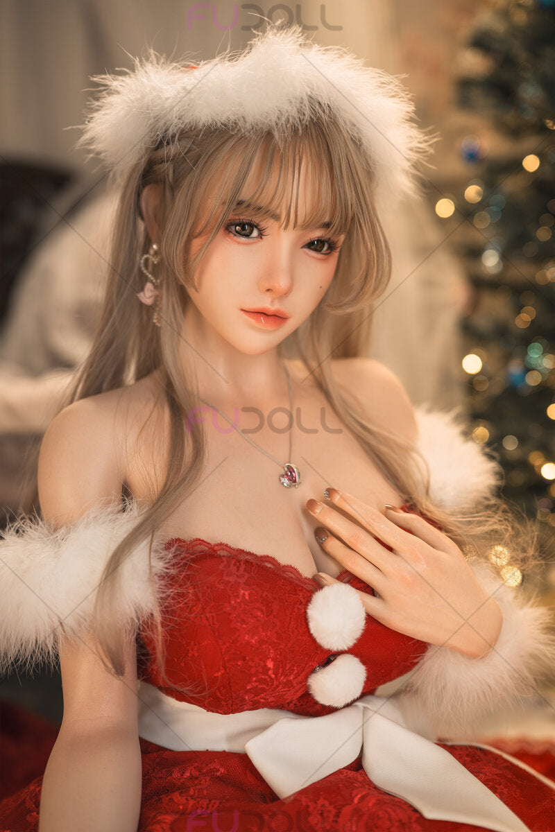 Mademoiselle Père Noël poupée sexuelle (FUDoll 165 cm Bonnet F #J032-1 Silicone)