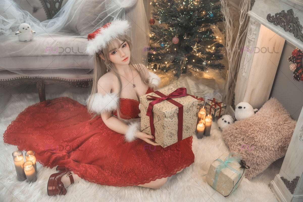 Mademoiselle Père Noël poupée sexuelle (FUDoll 165 cm Bonnet F #J032-1 Silicone)