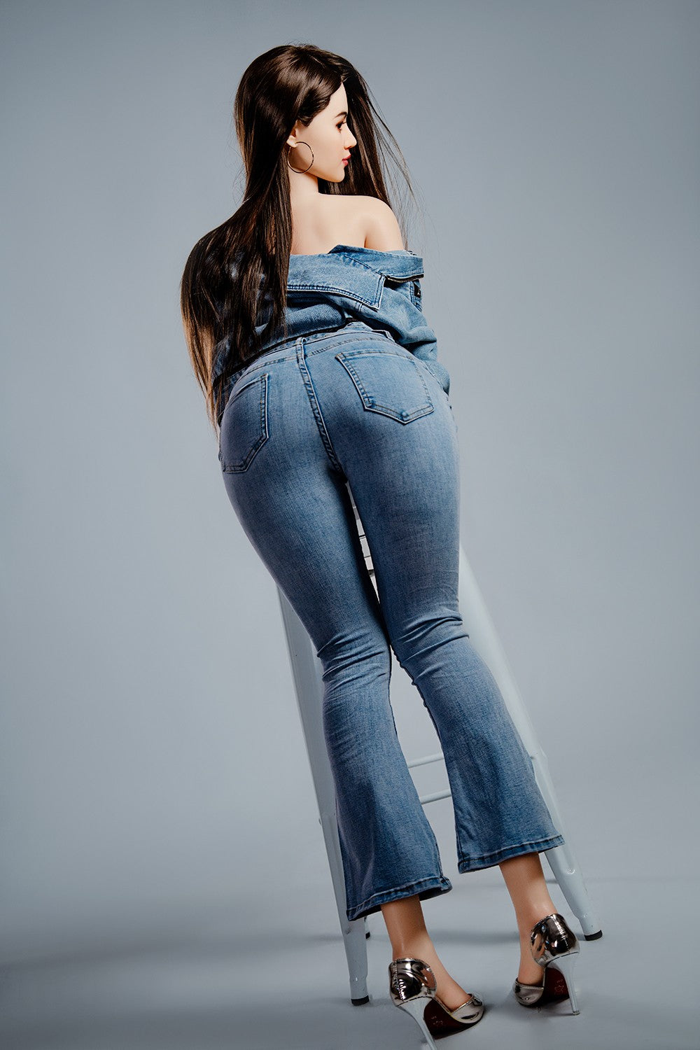 Cristal poupée sexuelle (HRDoll 165 cm (Coupe C #R13 Silicone)