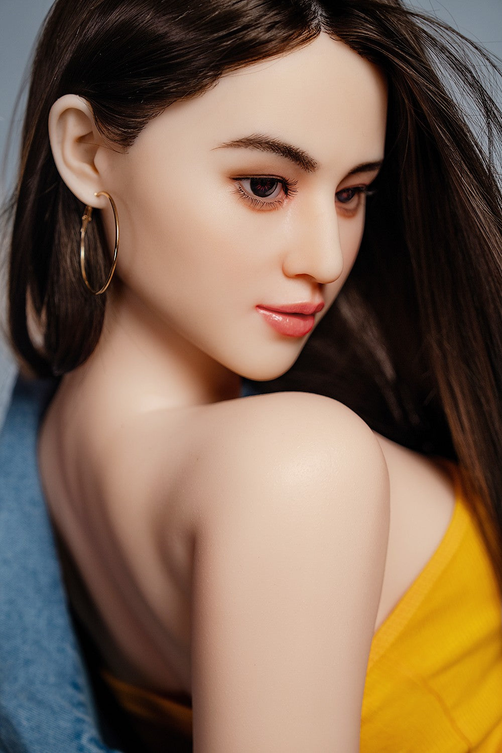 Cristal poupée sexuelle (HRDoll 165 cm (Coupe C #R13 Silicone)