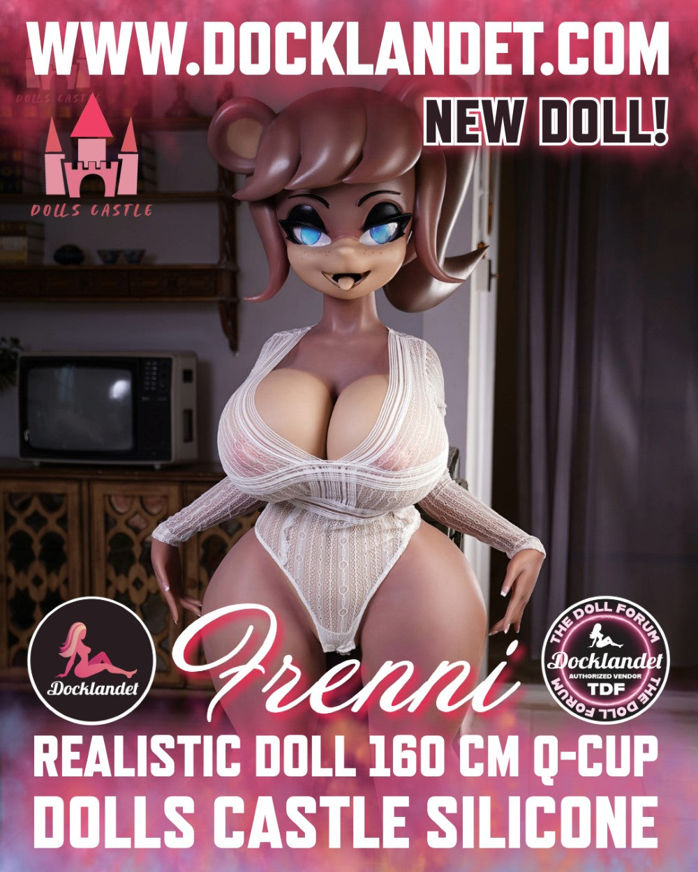 Frénésie poupée sexuelle (Dolls Castle 160 cm Q-Cup #SZ5 Silicone)
