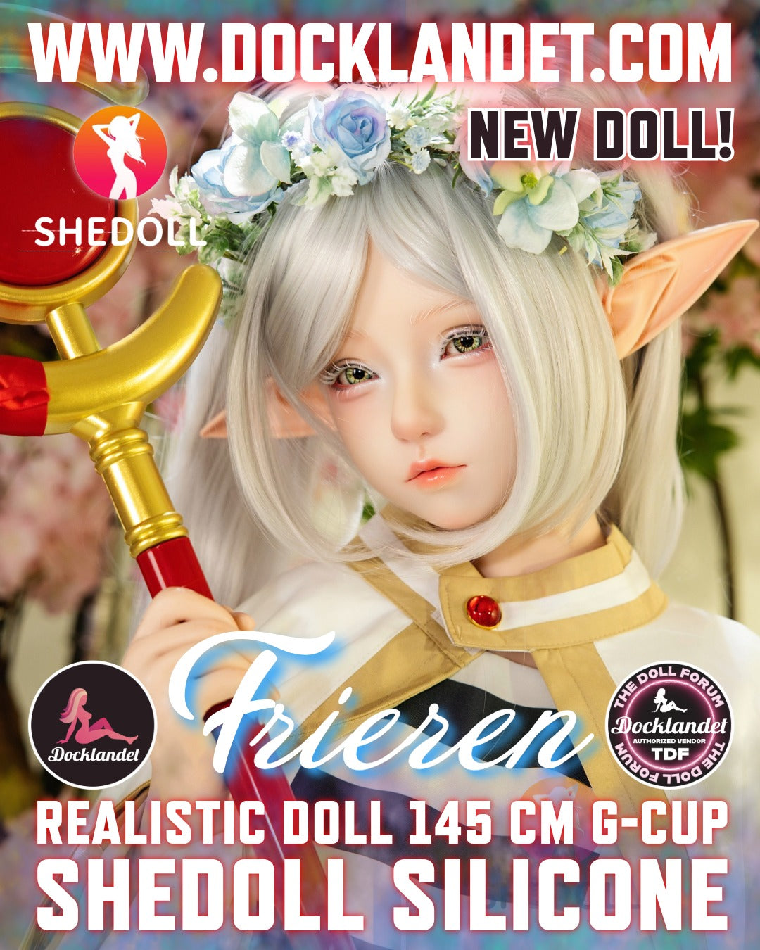 Denna Frieren silikon-docka är inte en officiell Frieren: Beyond Journey's End produkt. Kläder och accessoarer ingår inte med dockan, men kan köpas separat om så önskas. SHEDOLL är en känd och erfaren tillverkare och deras realistiska dockor är av högsta kvalitet. Frieren sexdocka är en unik anime-inspirerad cosplay-docka och något för den verklige entusiasten eller samlaren!