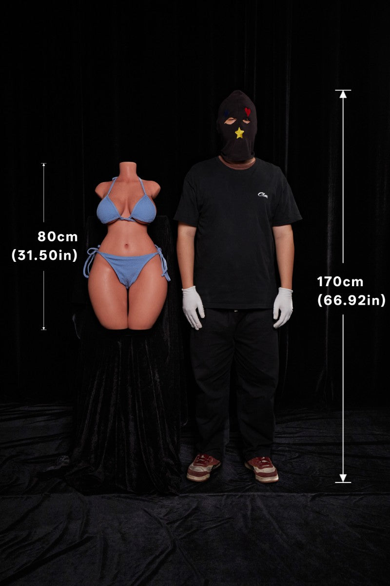 Torse courbé poupée sexuelle (Climax Doll ULW 100 cm E-tasse Silicone)
