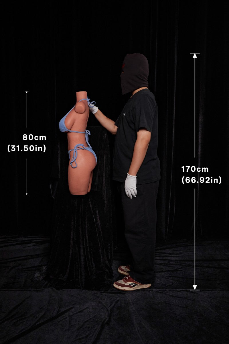 Torse courbé poupée sexuelle (Climax Doll ULW 100 cm E-tasse Silicone)