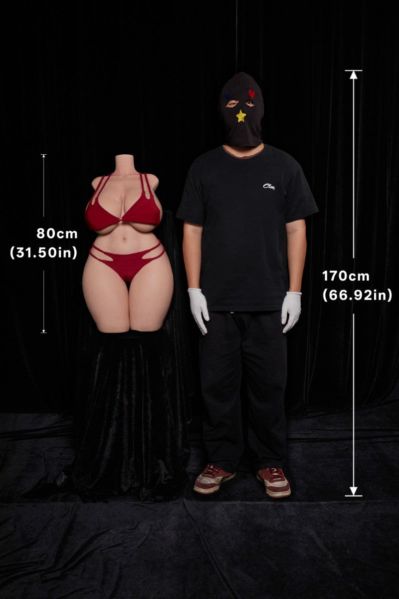 BBW Torse poupée sexuelle (Climax Doll ULW 80 cm K-cup Silicone)