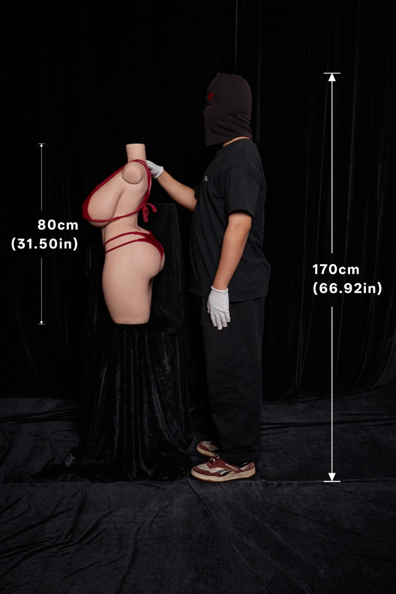 BBW Torse poupée sexuelle (Climax Doll ULW 80 cm K-cup Silicone)