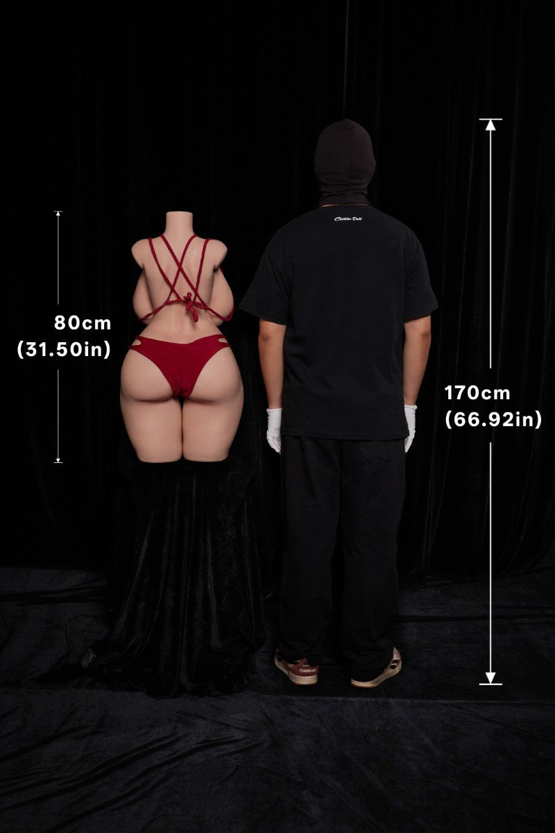 BBW Torse poupée sexuelle (Climax Doll ULW 80 cm K-cup Silicone)