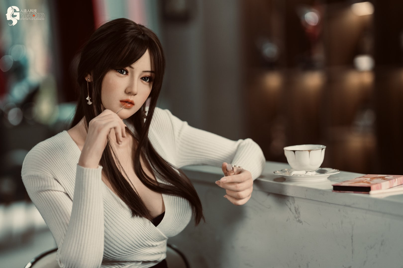 poupée sexuelle Leyla modèle 19R Deluxe (Gynoid Doll Silicone F-Cup 168cm)