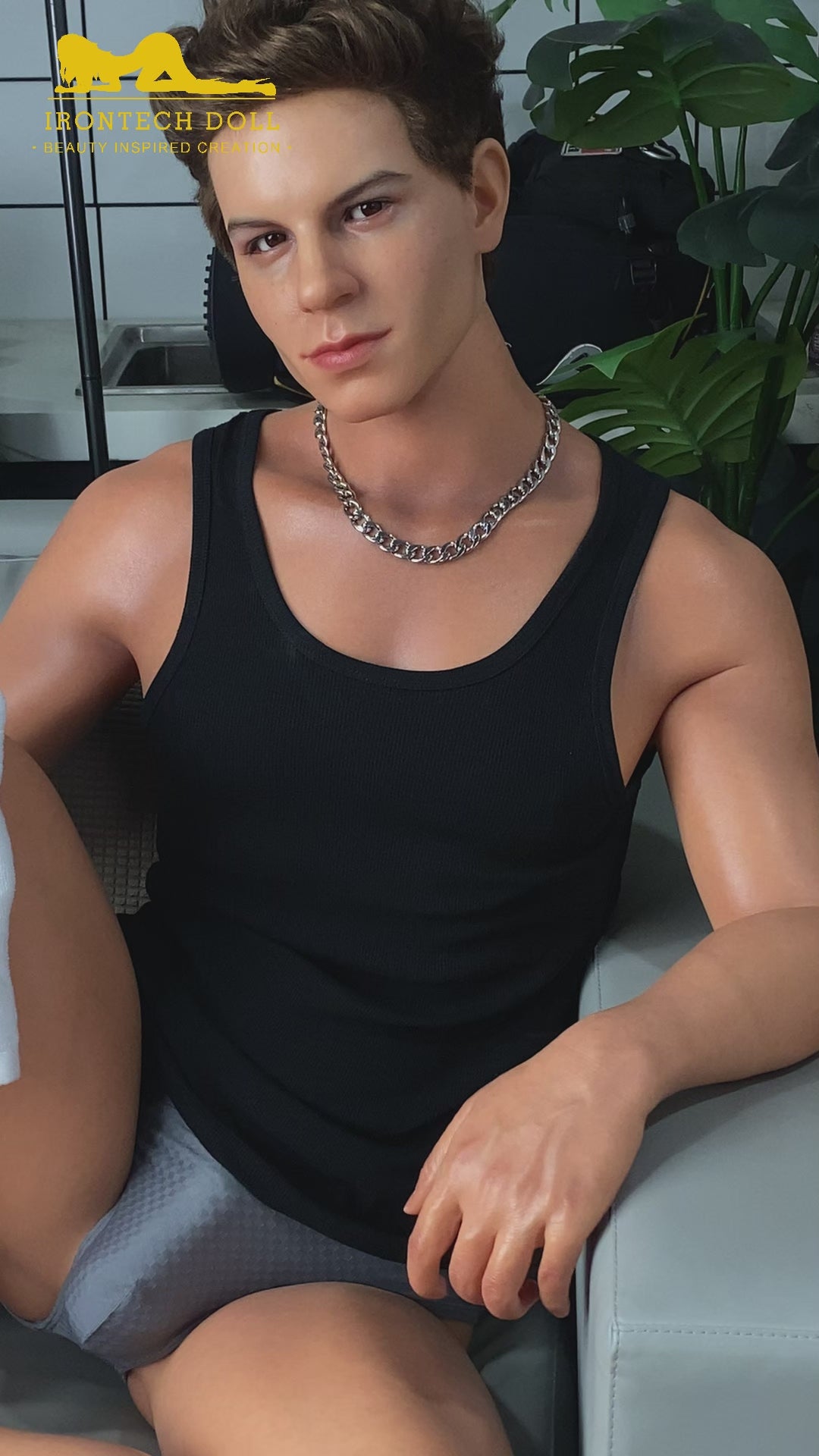 Drake von Pornstar poupée sexuelle (Irontech Doll 175 cm en silicone)