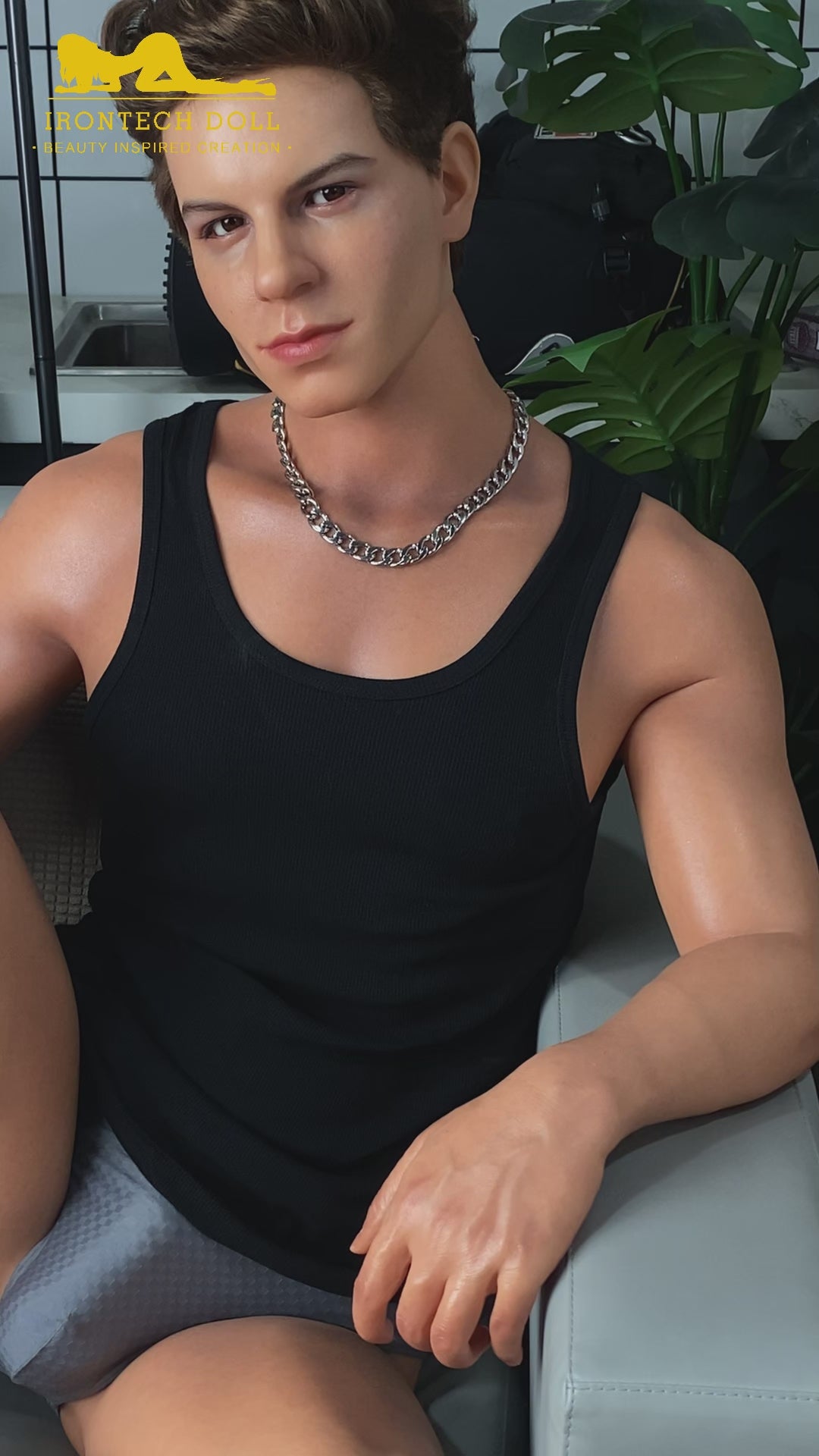 Drake von Pornstar poupée sexuelle (Irontech Doll 175 cm en silicone)