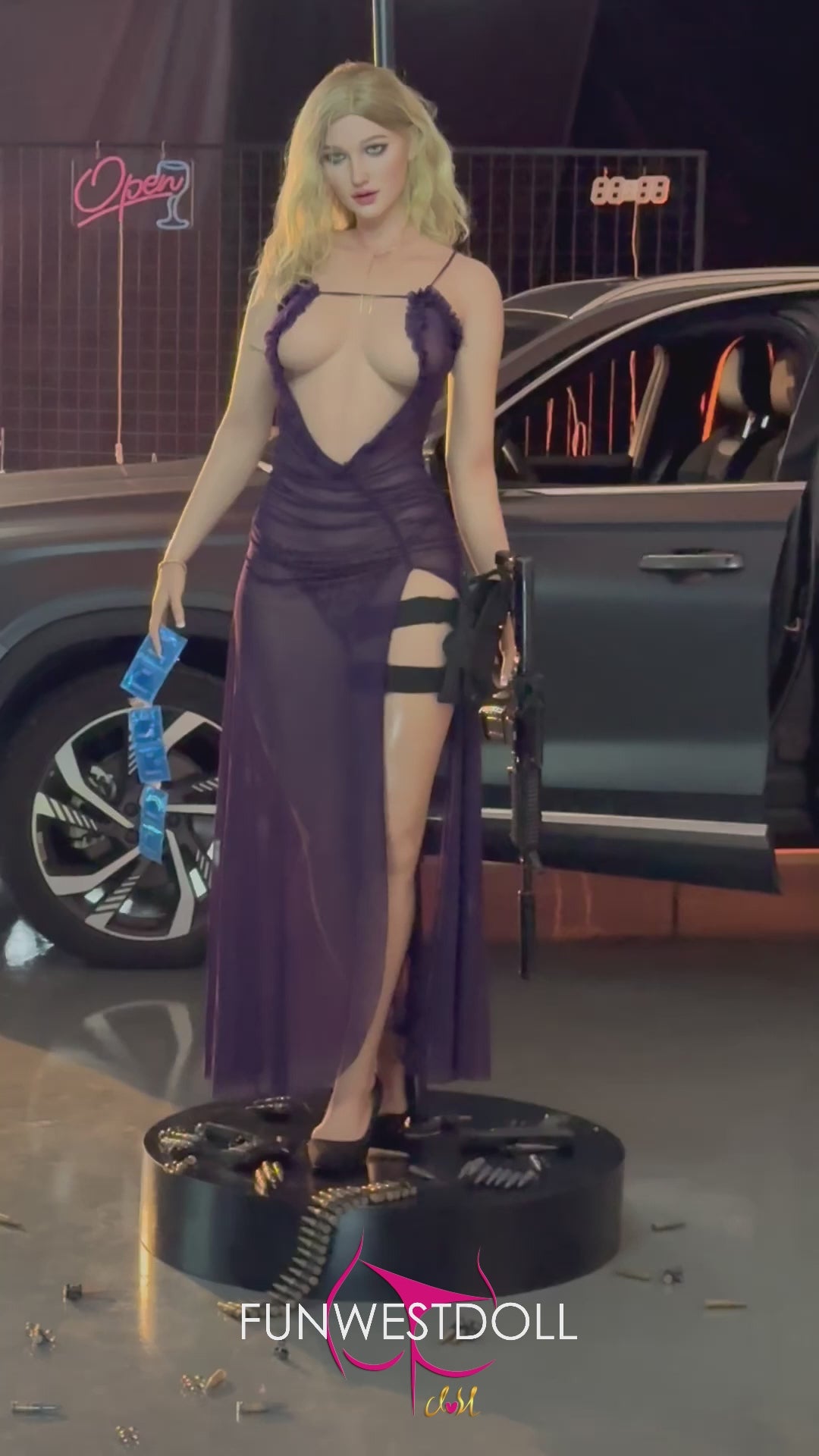 Skylar poupée sexuelle (FunWest Doll Bonnet D 168 cm #044S RST Silicone)