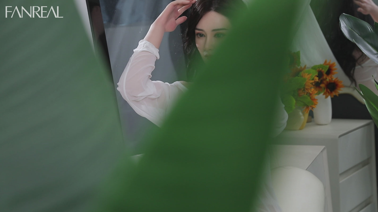 Torse Ling poupée sexuelle (FanReal Doll 95 cm G-cup Silicone)