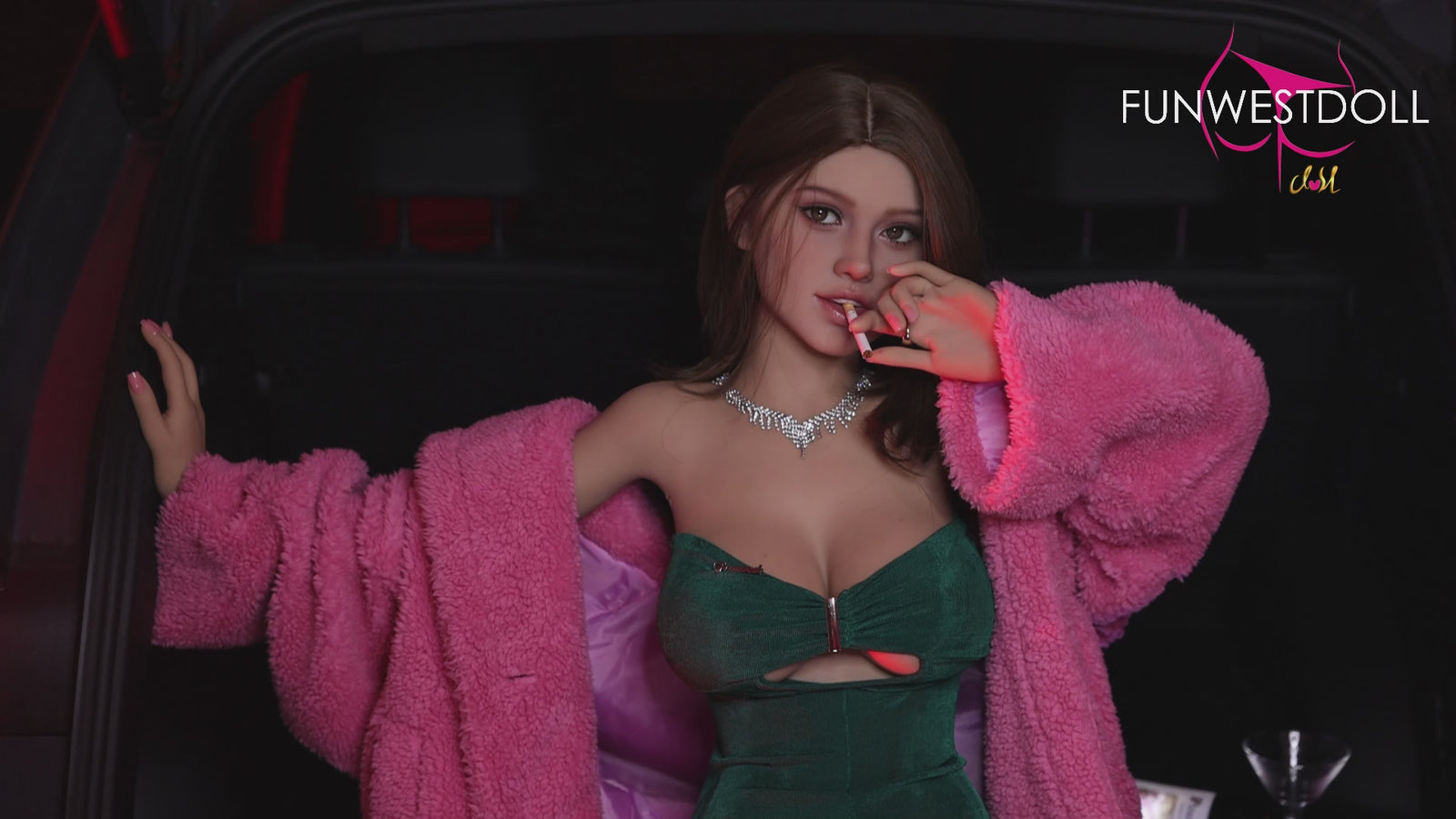 Rose poupée sexuelle (FunWest Doll Bonnet F 155 cm #043 TPE)