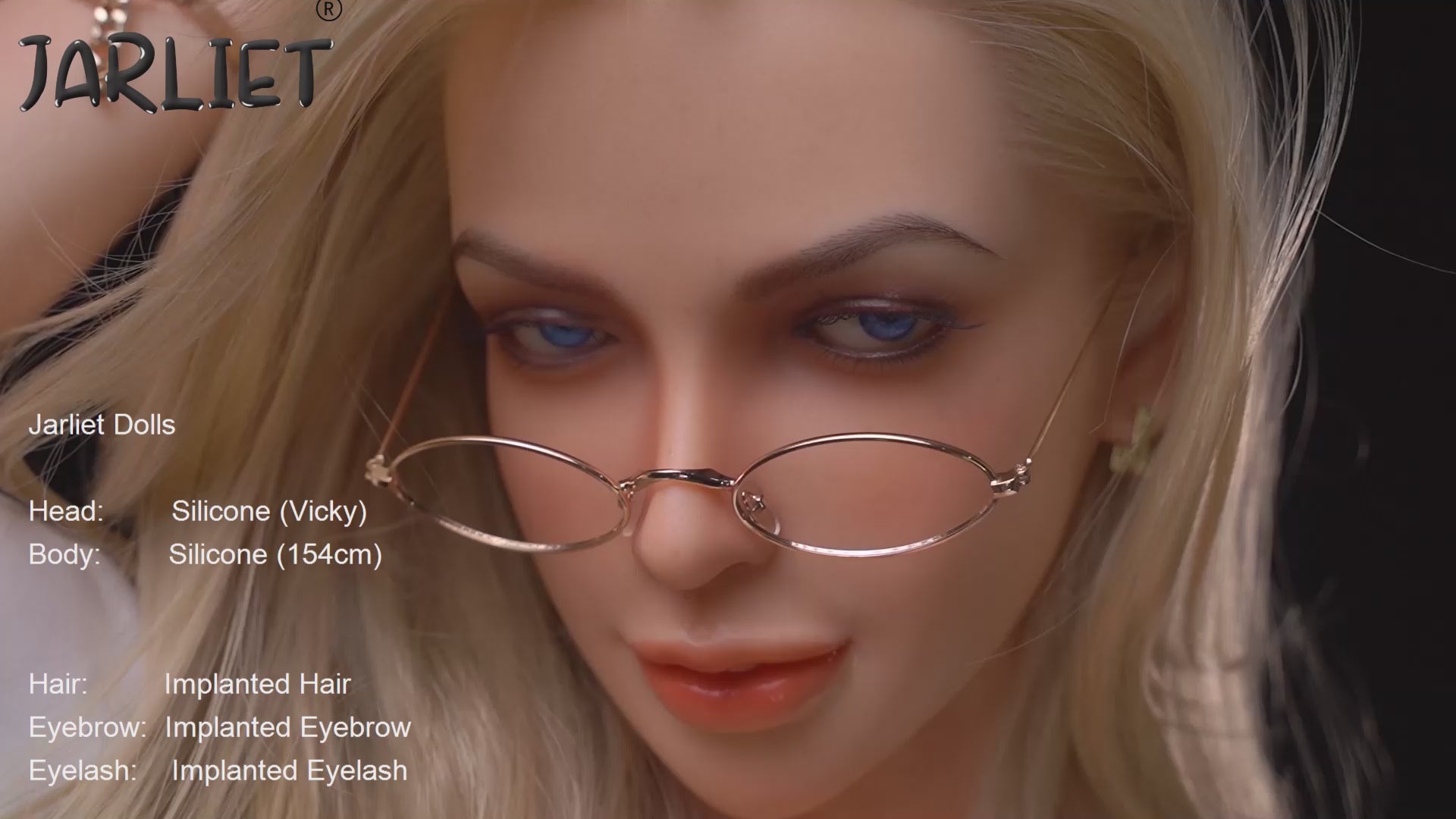 Vicky poupée sexuelle (Jarliet 154 cm Silicone C-Cup)