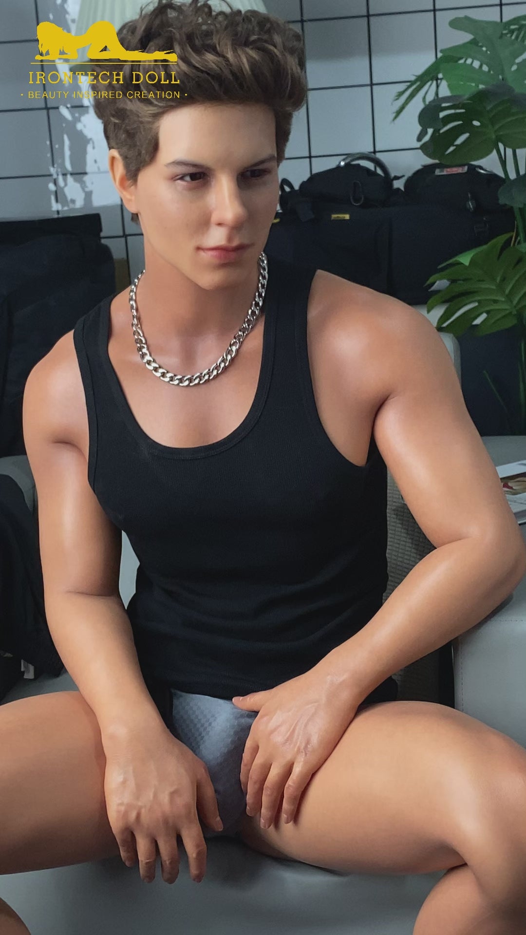 Drake von Pornstar poupée sexuelle (Irontech Doll 175 cm en silicone)