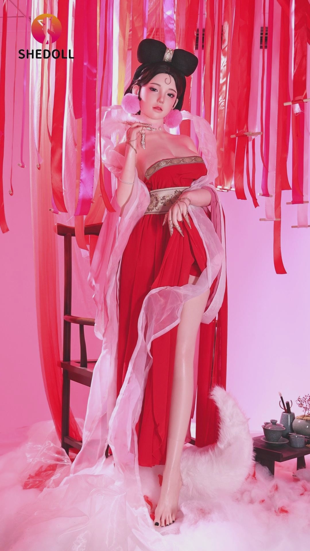 Vêpres poupée sexuelle (SHEDOLL 168cm Bonnet D #SH193 2.0 Silicone)