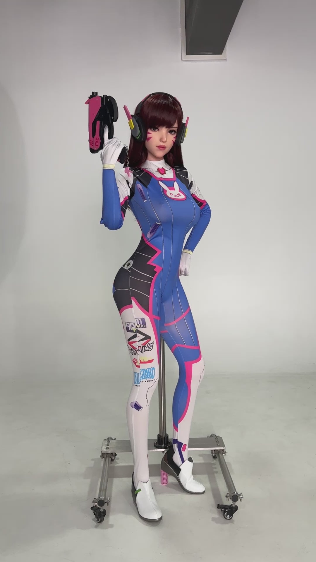 Chanson de D.Va Hana poupée sexuelle (Game Lady 167cm Bonnet D No.23 Silicone)