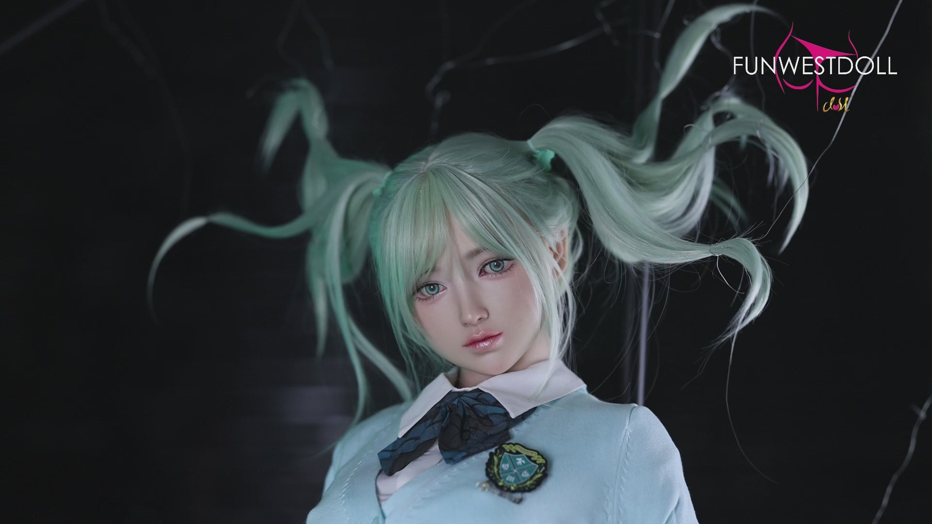 Hatsune Miko poupée sexuelle (FunWest Doll 159cm A-Cup # 041S Silicone)