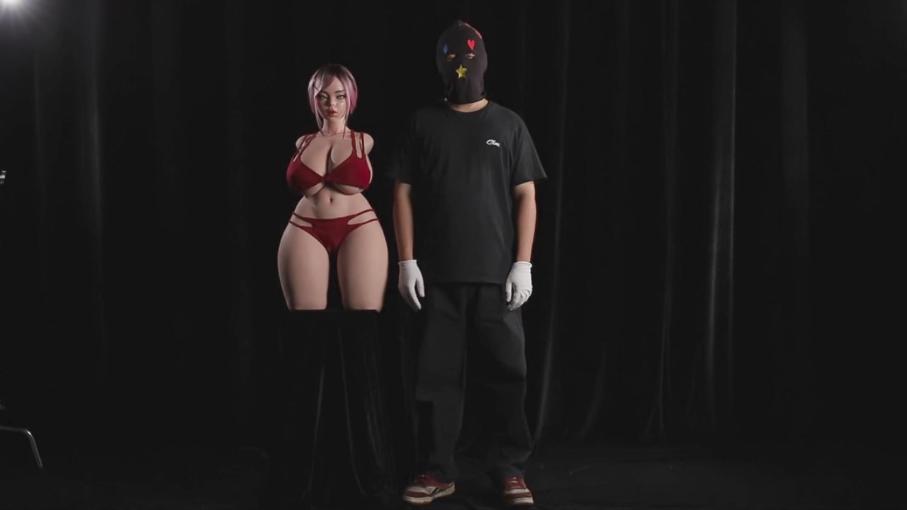 Torse de Rhéa poupée sexuelle (Climax Doll ULW 100 cm K-cup Silicone)
