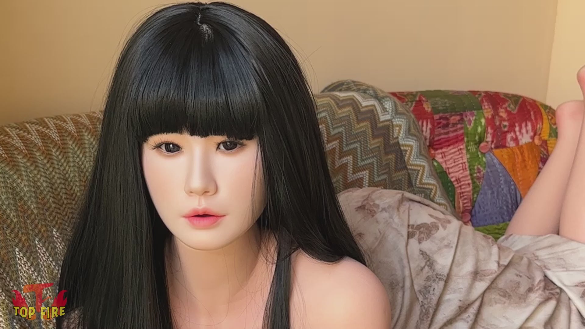 Rose poupée sexuelle (Top Fire Doll 158cm D-Kupa T30 Silicone)