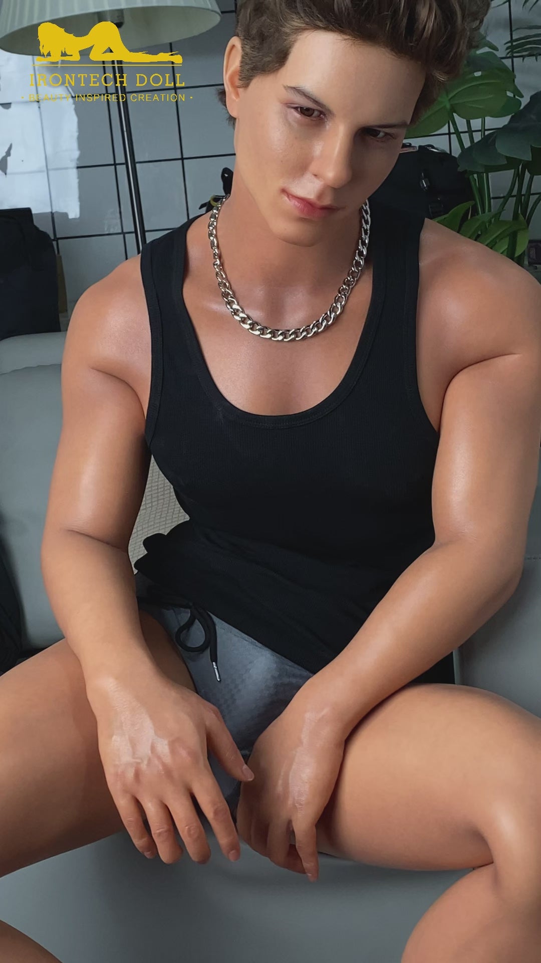 Drake von Pornstar poupée sexuelle (Irontech Doll 175 cm en silicone)