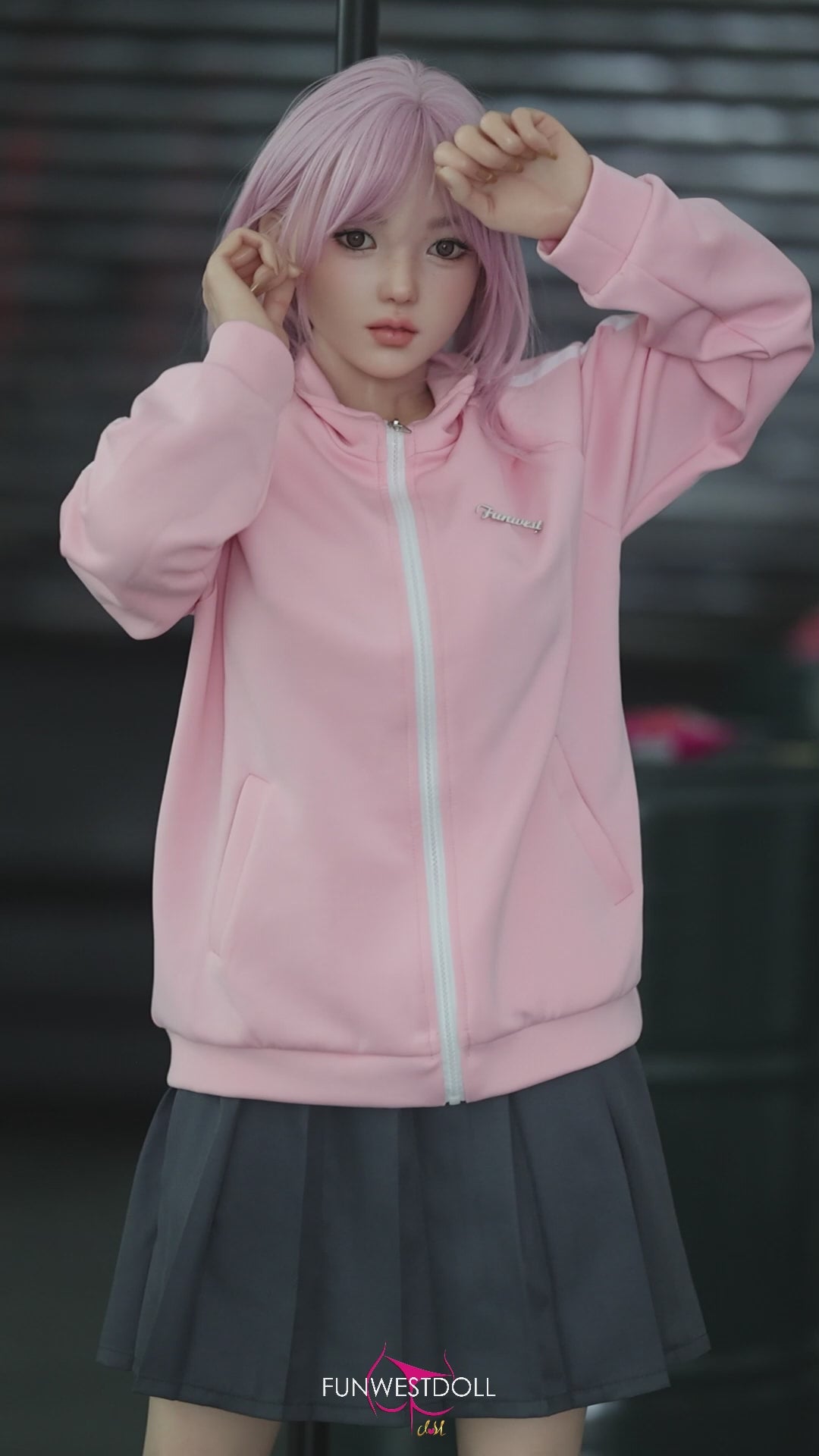 Nika poupée sexuelle (FunWest Doll Bonnet D 152 cm #053S RST Silicone)