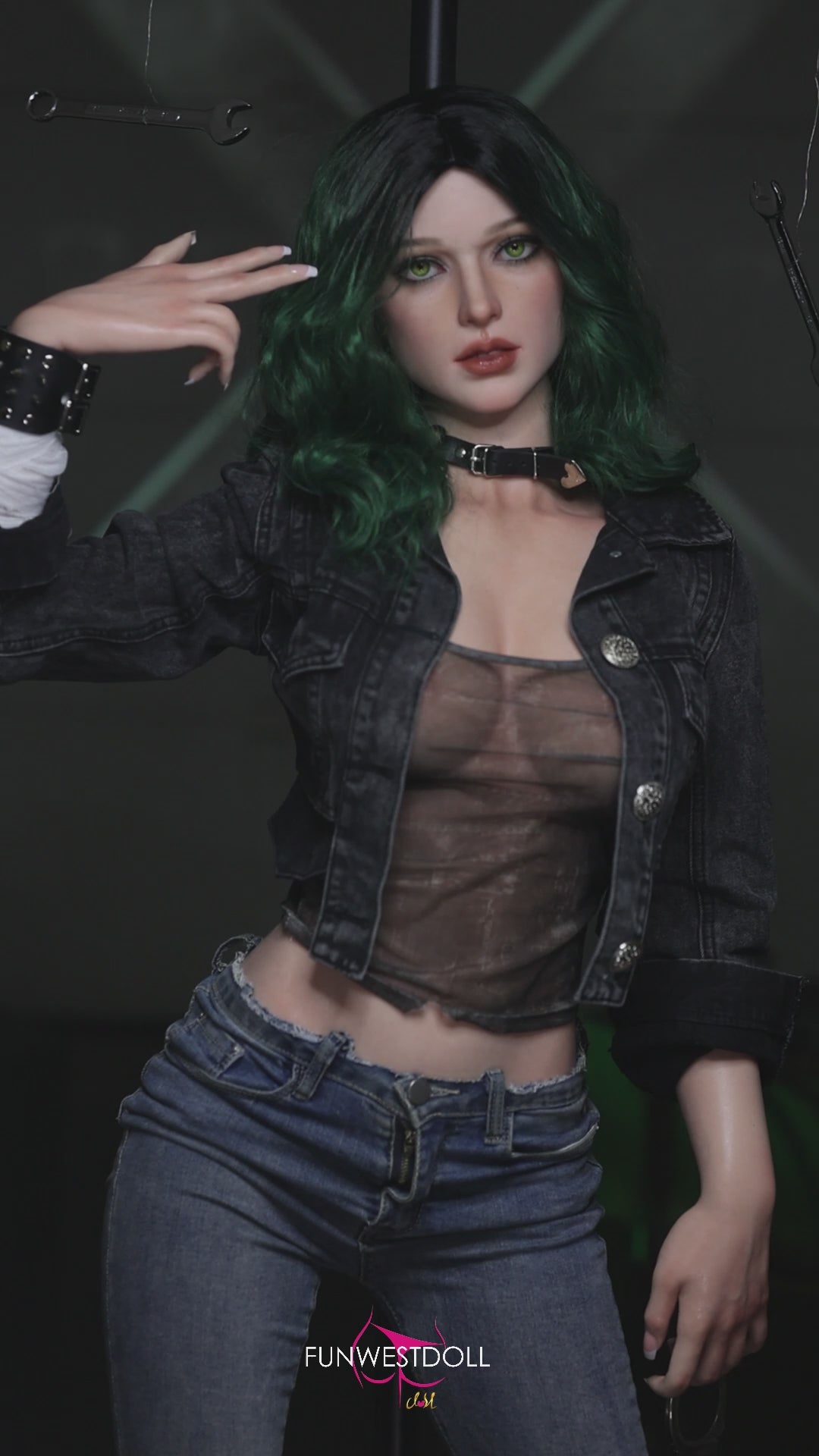 Alexa poupée sexuelle (FunWest Doll 157cm D-cup # 045S Silicone)