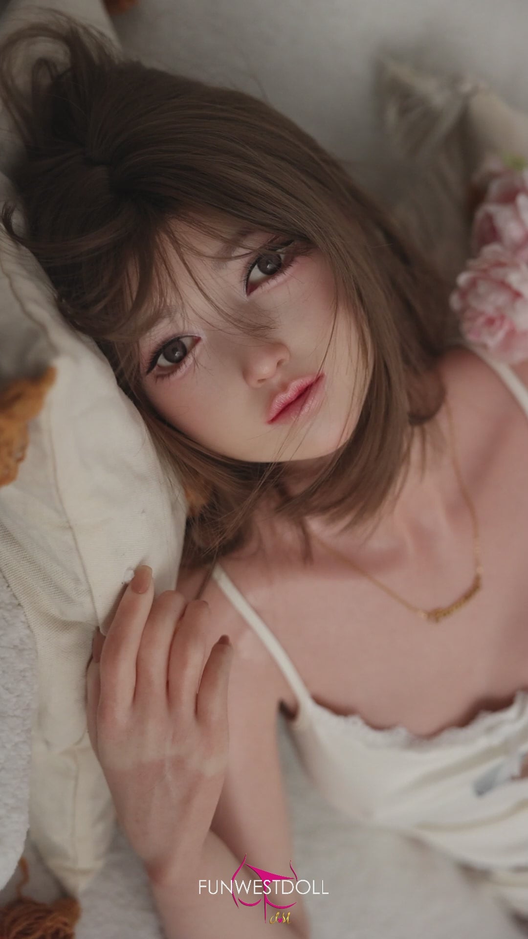 Amy poupée sexuelle (FunWest Doll 159cm Bonnet A #041S Silicone)