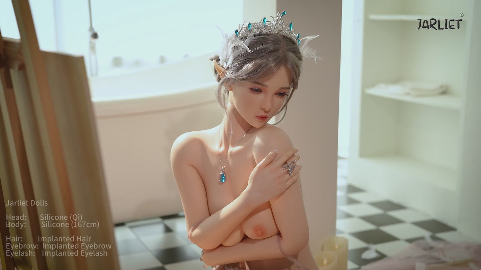 Qi poupée sexuelle (Jarliet 167 cm (bonnet B en silicone)