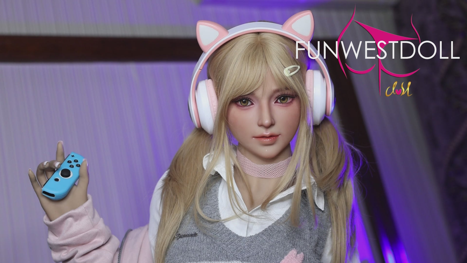 Alice poupée sexuelle (FunWest Doll 159cm Bonnet A #038 TPE)