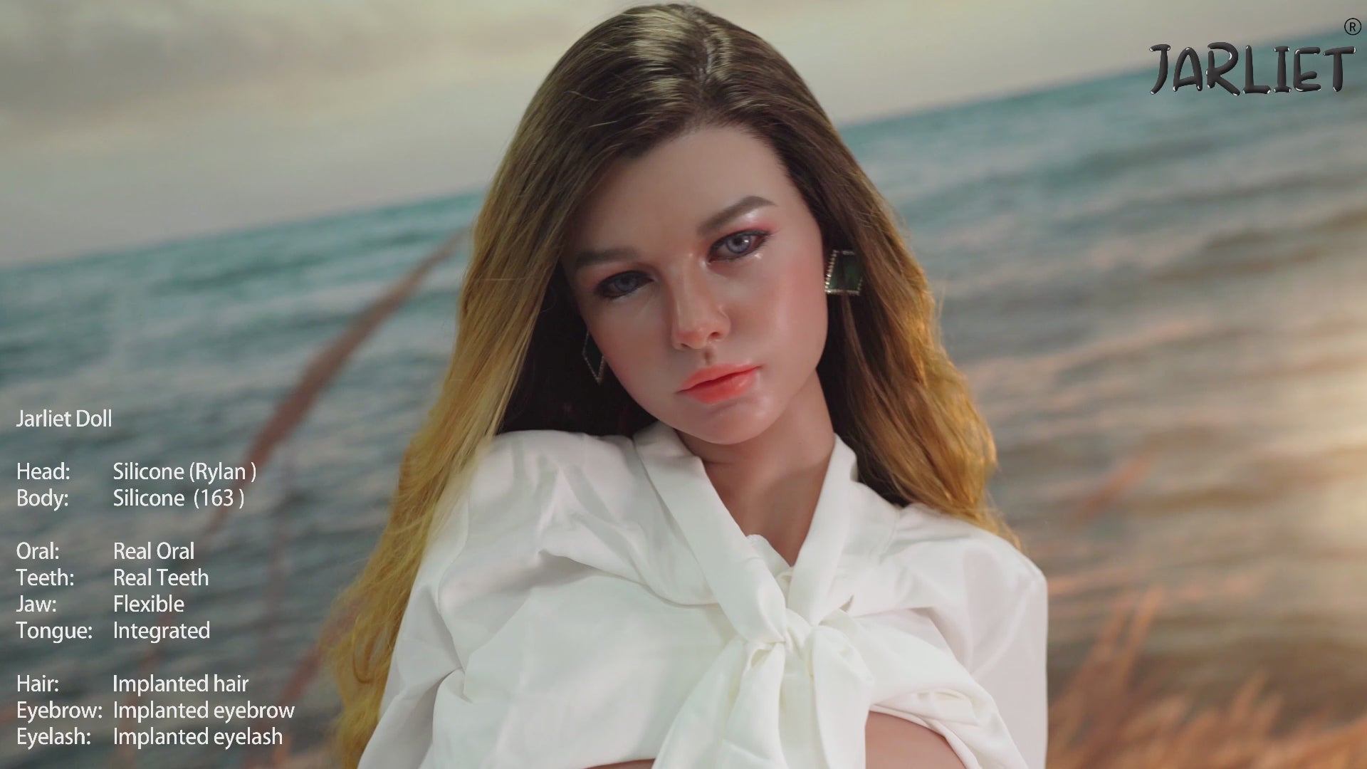 Rylan poupée sexuelle (Jarliet 163 cm (coupe D en silicone)