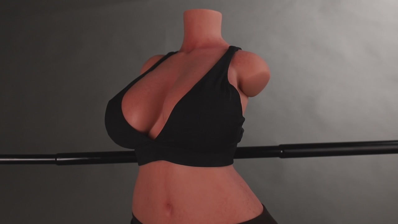 Torse courbé poupée sexuelle (Climax Doll ULW 100 cm E-tasse Silicone)