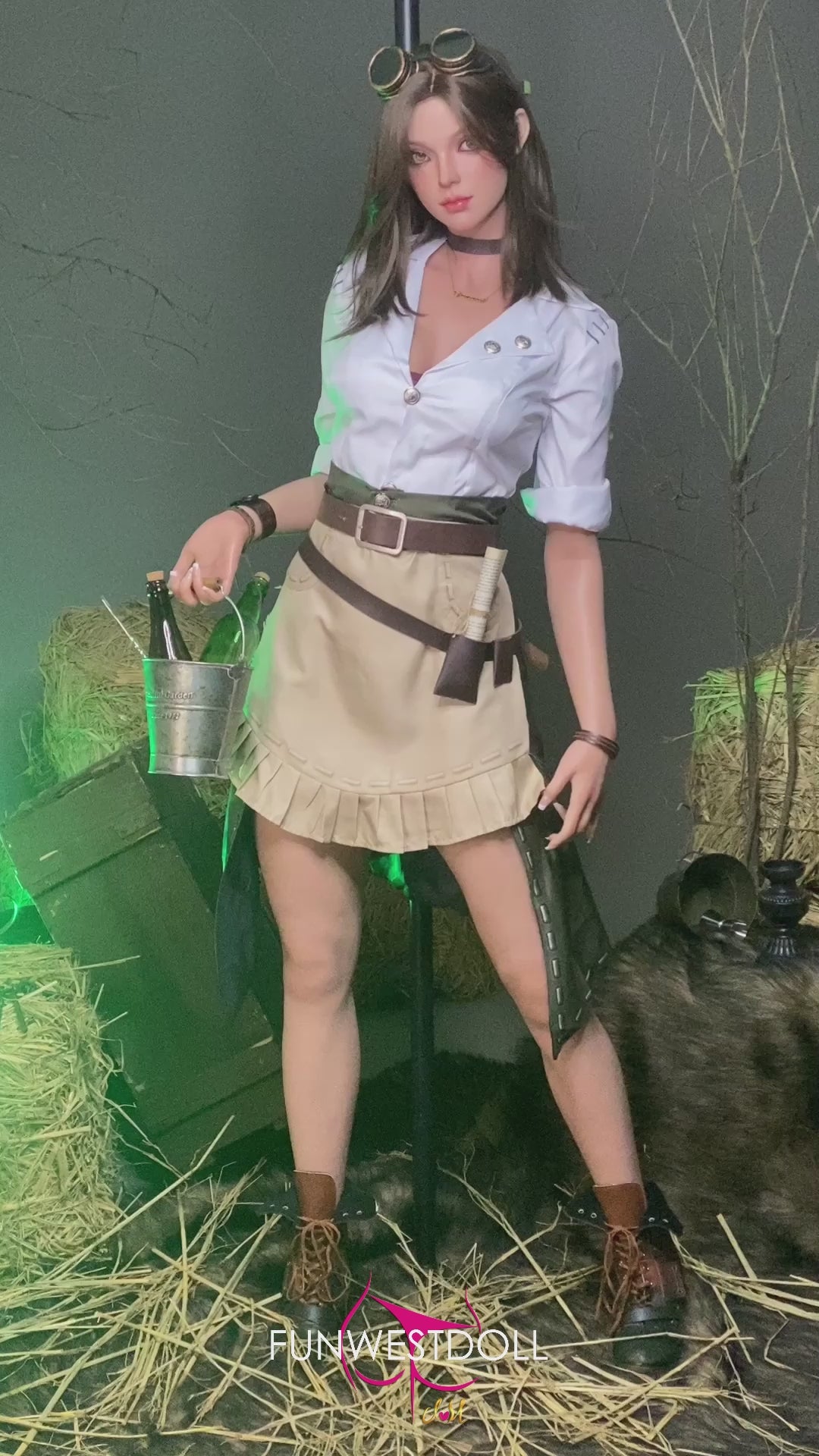 Lexie poupée sexuelle (FunWest Doll Bonnet D 168 cm #026S RST Silicone)