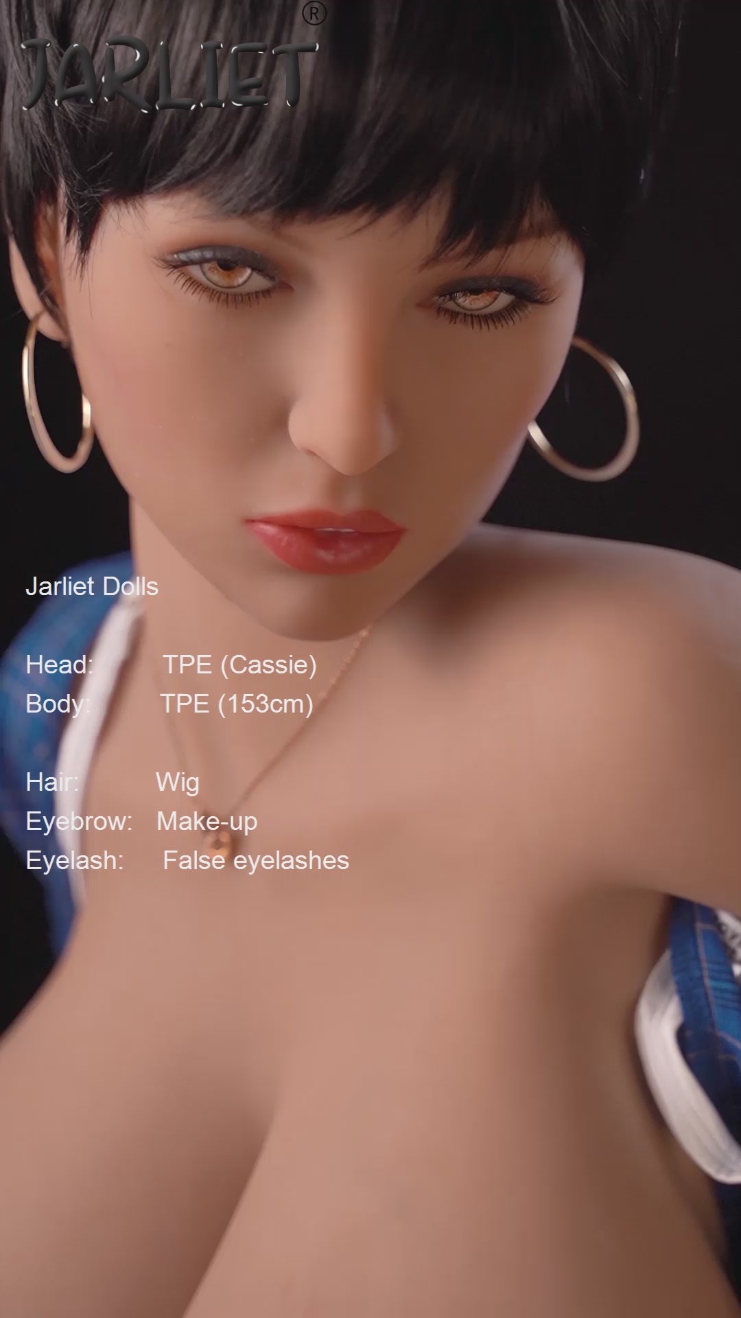 Cassie poupée sexuelle (Jarliet 153 cm K-Cup TPE)