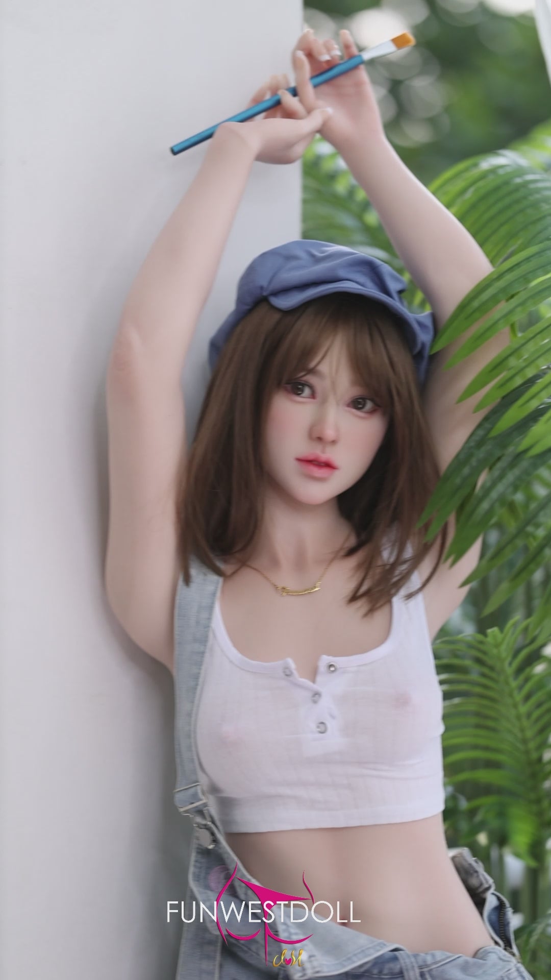Lucy poupée sexuelle (FunWest Doll 159cm a-t-cup # 032s Silicone)