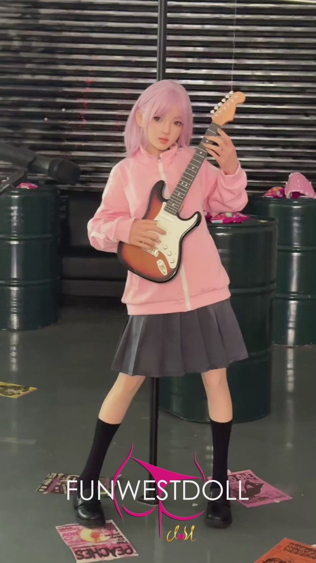 Nika poupée sexuelle (FunWest Doll Bonnet D 152 cm #053S RST Silicone)