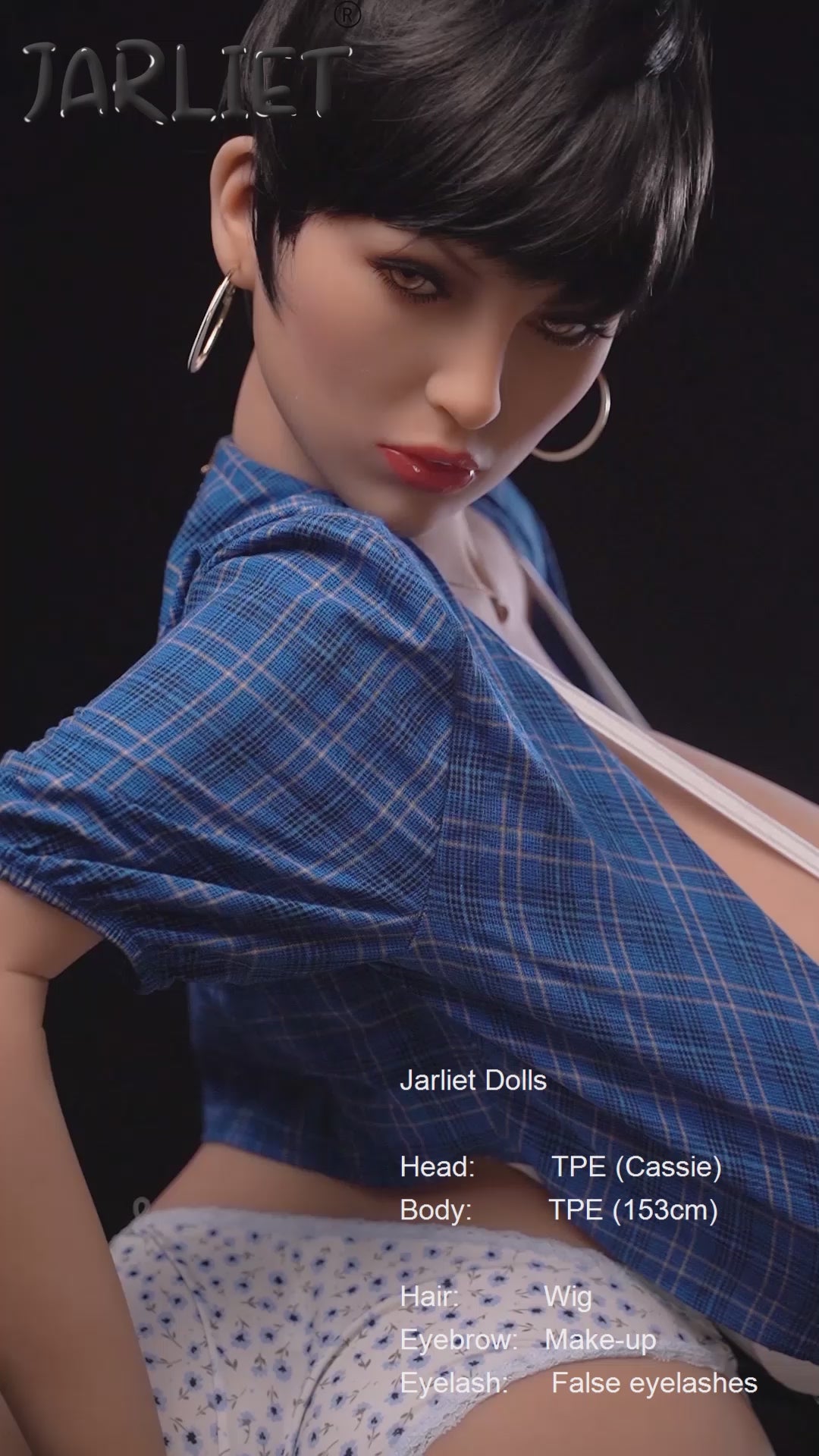 Cassie poupée sexuelle (Jarliet 153 cm K-Cup TPE)